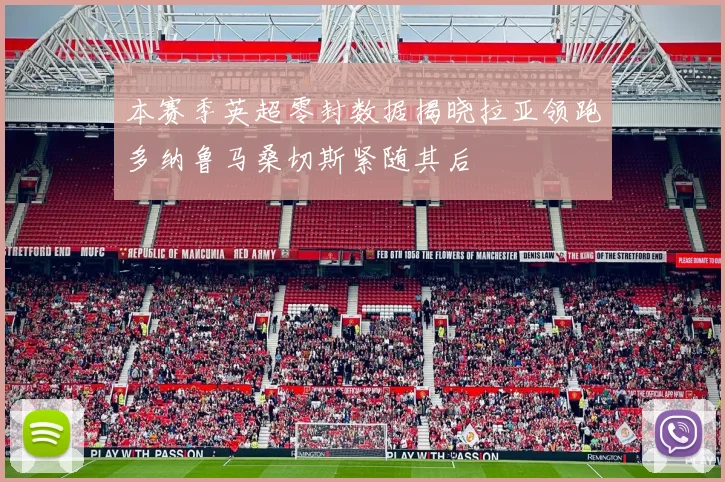 本赛季英超零封数据揭晓拉亚领跑多纳鲁马桑切斯紧随其后